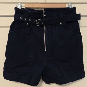 Banana Republic Dark Blue High Waist Shorts